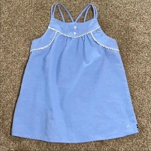 NWOT Nautica Chambray Tunic Tank